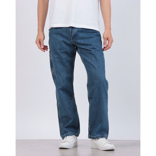 568（TM） STAY LOOSE カーペンター ミディアムインディゴ STONEWASH （Medium Indigo - Flat Finish）