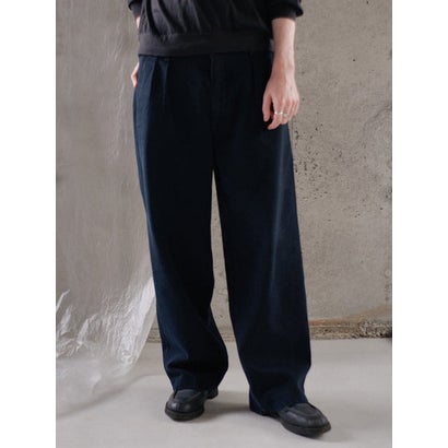 PREMIUM BLACK BAGGY DENIM SLACKS （Blacks）｜詳細画像