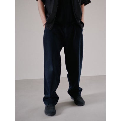 PREMIUM BLACK BAGGY DENIM SLACKS （Blacks）｜詳細画像