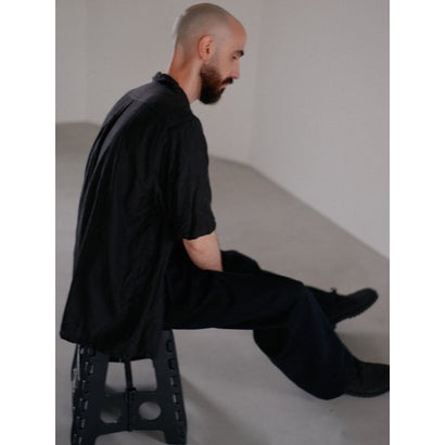 PREMIUM BLACK BAGGY DENIM SLACKS （Blacks）｜詳細画像