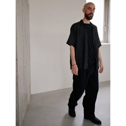 PREMIUM BLACK BAGGY DENIM SLACKS （Blacks）｜詳細画像