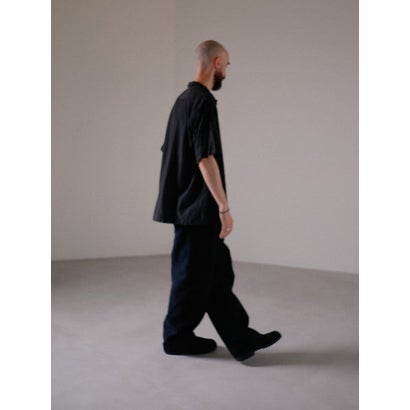 PREMIUM BLACK BAGGY DENIM SLACKS （Blacks）｜詳細画像