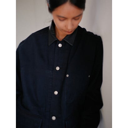 リーバイス LEVI'S PREMIUM BLACK LEATHER WORK DENIM JACKET （Blacks）｜詳細画像