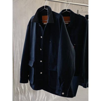 リーバイス LEVI'S PREMIUM BLACK LEATHER WORK DENIM JACKET （Blacks）｜詳細画像