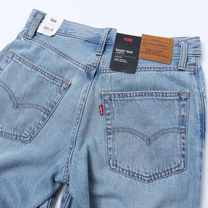 BAGGY DAD ジーンズ ショート ライトインディゴ （Medium Indigo - Worn In）｜詳細画像