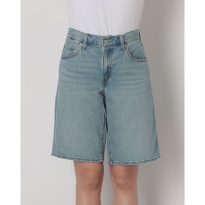 リーバイス LEVI'S BAGGY DAD ジーンズ ショート ライトインディゴ （Medium Indigo - Worn In）｜詳細画像