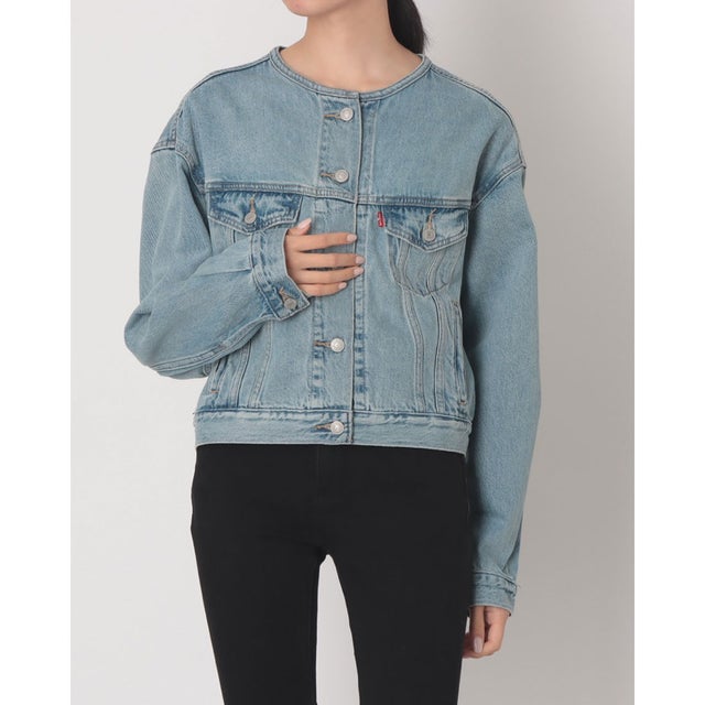 SHRUNKEN 90S トラッカージャケット （Medium Indigo - Worn In）