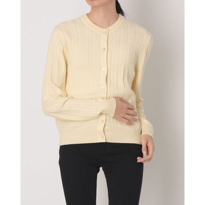 スーパーソフト クルーネックカーディガン （Neutrals）｜詳細画像