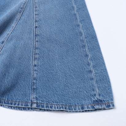 リーバイス LEVI'S テンセル ゴデットフレアスカート ミディアムインディゴ （Medium Indigo - Worn In）｜詳細画像