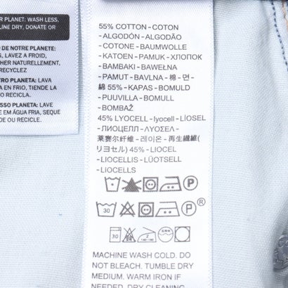 リーバイス LEVI'S テンセル ゴデットフレアスカート ミディアムインディゴ （Medium Indigo - Worn In）｜詳細画像