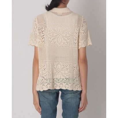 スザンナ フローラル クロシェ シャツ （Neutrals）｜詳細画像