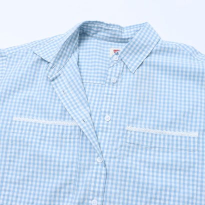 リーバイス LEVI'S ノベルティ ハーリー ショートスリーブ クロップドシャツ （Blues）｜詳細画像