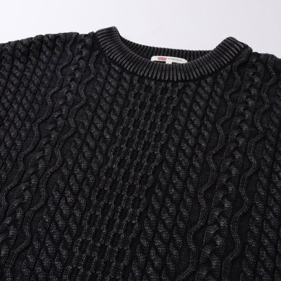 リーバイス LEVI'S LEILAH ケーブルクルーネックセーター （Blacks）｜詳細画像