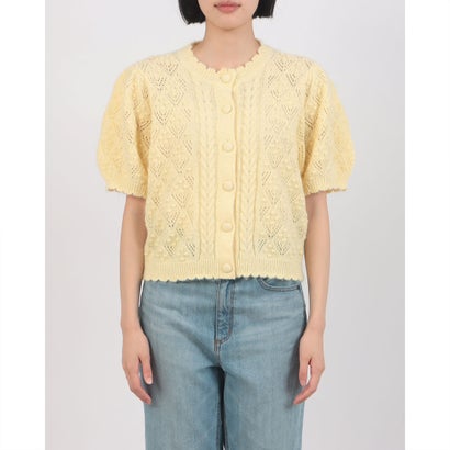 PAULINE ポインテールショートスリーブカーディガン （Yellows）｜詳細画像