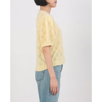 PAULINE ポインテールショートスリーブカーディガン （Yellows）｜詳細画像