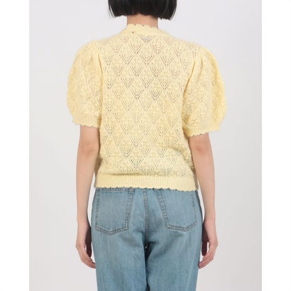 PAULINE ポインテールショートスリーブカーディガン （Yellows）｜詳細画像