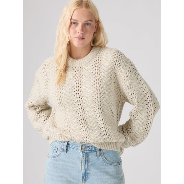シャーロット ポインテール クルーネックセーター （Whites）