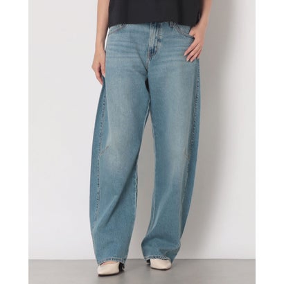 BAGGY DAD バレルジーンズ （Medium Indigo - Worn In）｜詳細画像