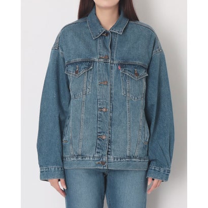 Levi's/ ビックシルエット オーバーサイズ デニムジャケット XL WOMEN'S ミディアムインディゴ WORN IN （Medium Indigo - Worn In）｜詳細画像