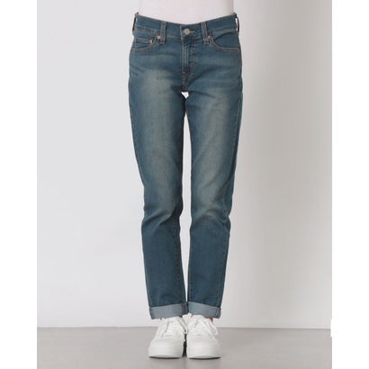 リーバイス LEVI'S MID RISE ボーイフレンドジーンズ ミディアムインディゴ （Medium Indigo - Worn In）｜詳細画像