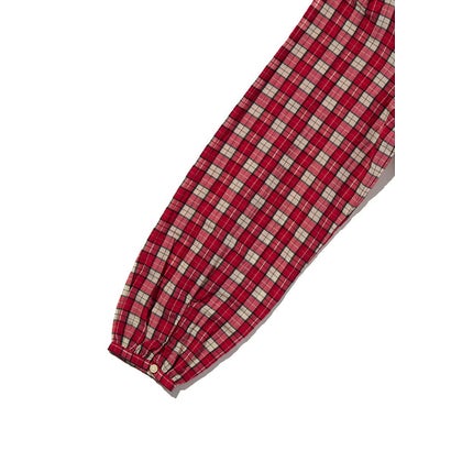 リーバイス LEVI'S ヘザー ギャザー 長袖ブラウス （Reds）｜詳細画像