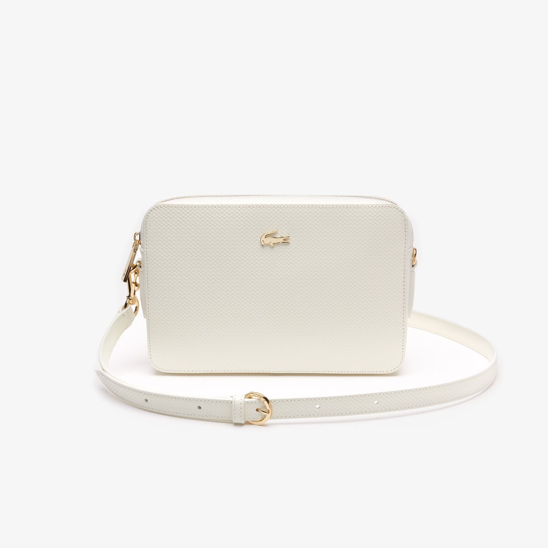 ラコステ LACOSTE CHANTACO エンボスイタリアンレザースクエア 