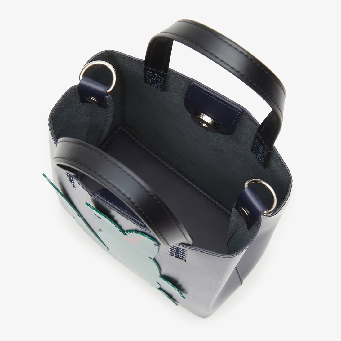 ラコステ LACOSTE MINI CROCO レザーワンマイルショルダーポーチ 