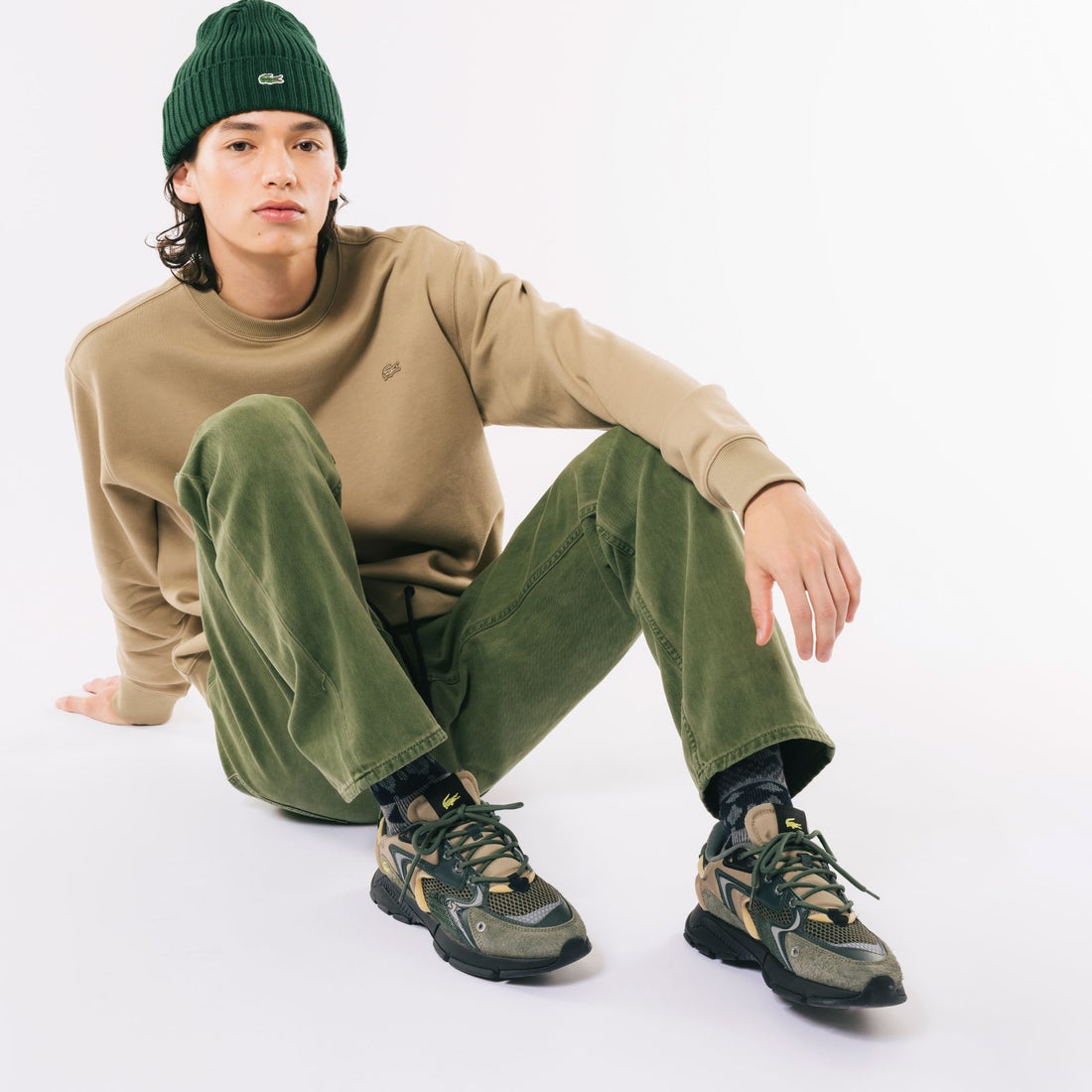 ラコステ LACOSTE メンズ L003 NEO 223 1 SMA （バーガンディー 