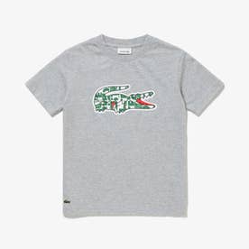 KIDSクロックグラフィックプリントTシャツ （グレー）
