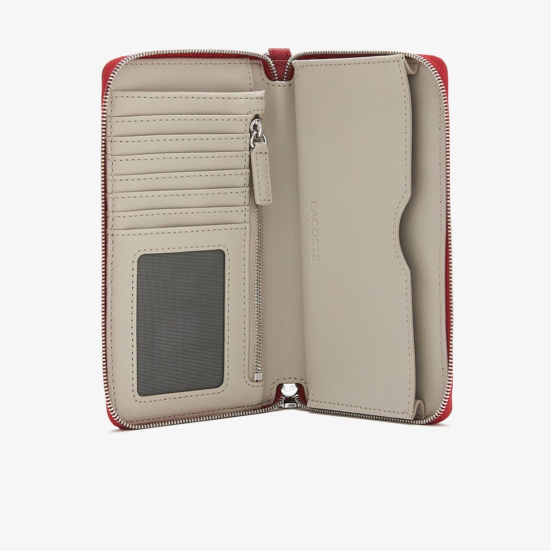 ラコステ LACOSTE DAILY CLASSICスマフォポケット付きビッグウォレット 