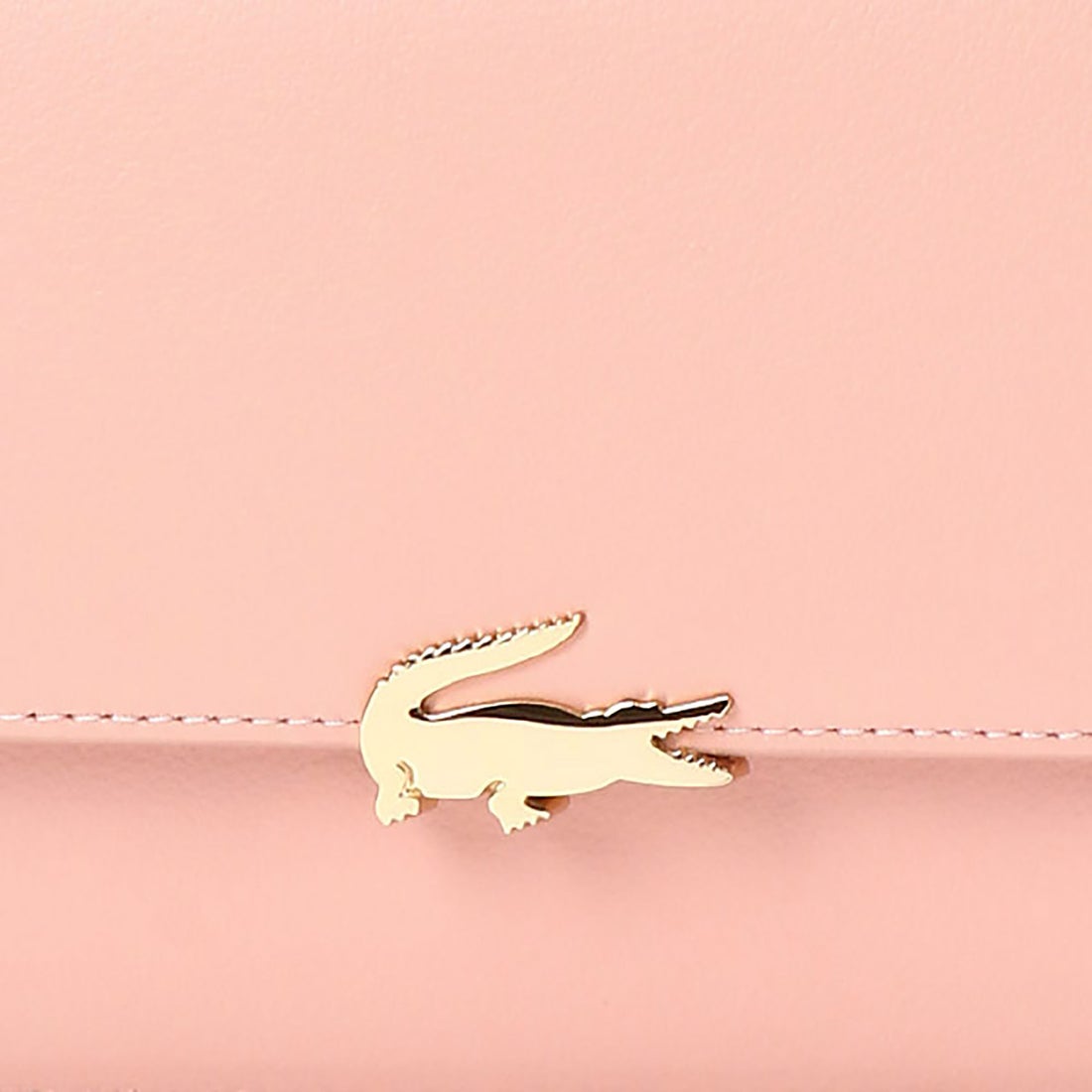 ラコステ LACOSTE Charm チェーンウォレットポーチ （イエロー） -靴 