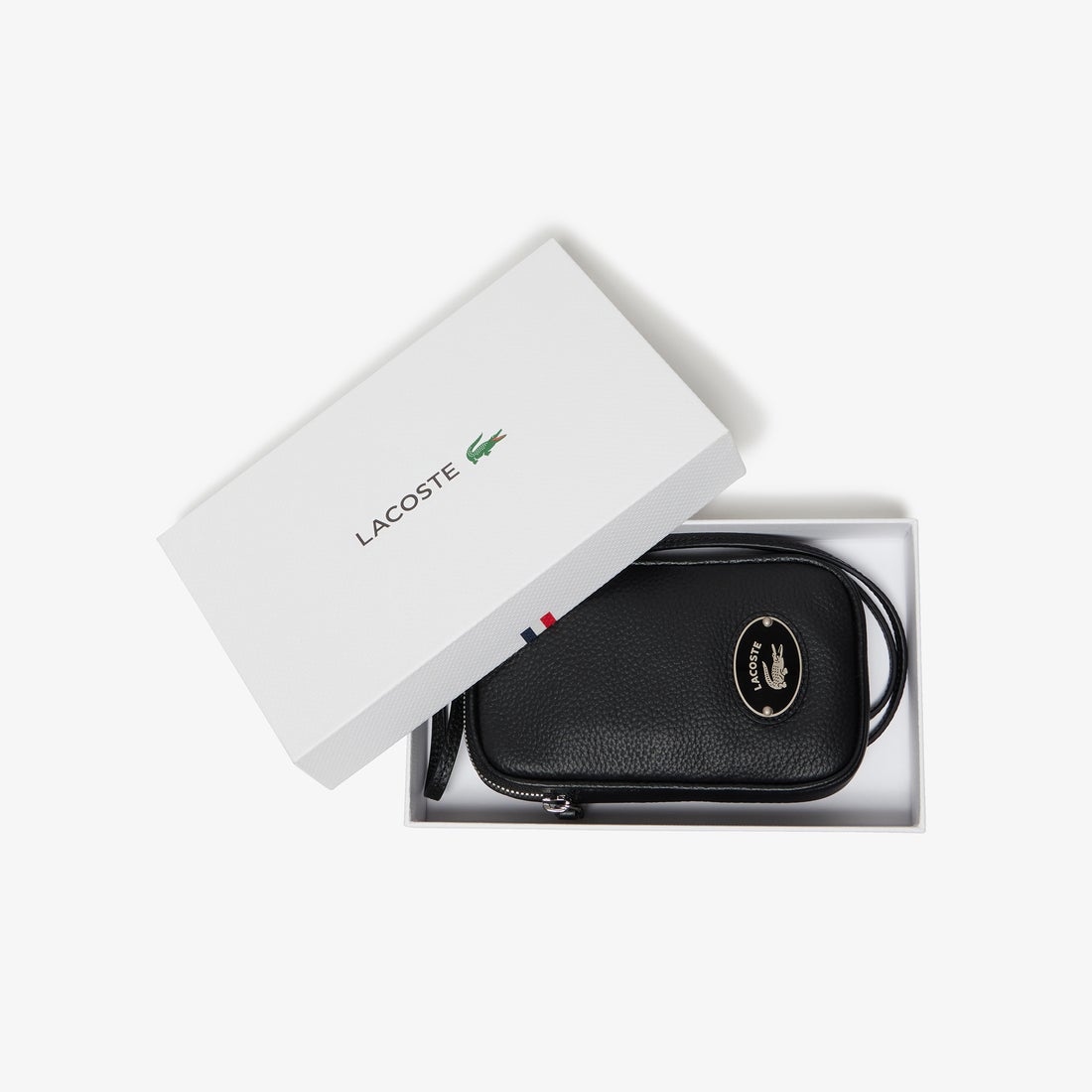 ラコステ LACOSTE オリジンクロック メタルプレートスマホホルダー