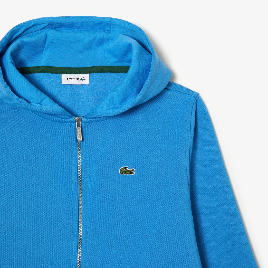 LACOSTE BOYSミニマルジップアップパーカ （チェリーピンク