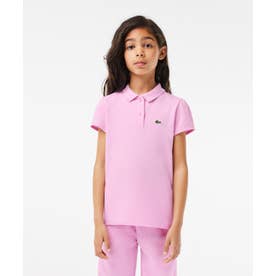 GIRLSスカラップカラーポロシャツ （ピンク）