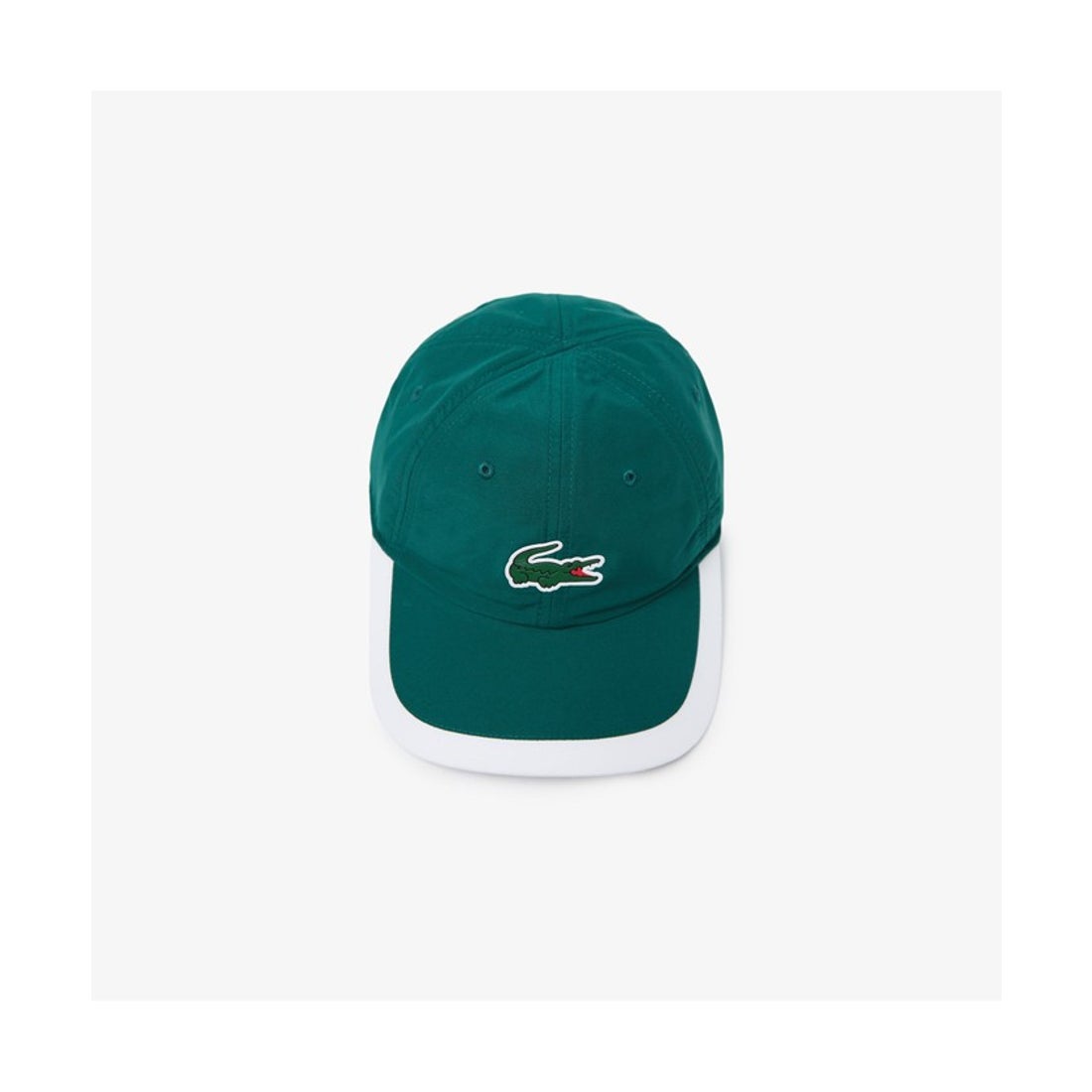 ラコステ LACOSTE ワニロゴパッチ6パネルスポーツキャップ （ブラック
