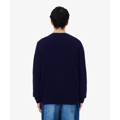 ラコステ LACOSTE エッセンシャルウールニットセーター （ネイビー）｜詳細画像