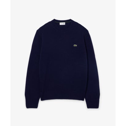 ラコステ LACOSTE エッセンシャルウールニットセーター （ネイビー）｜詳細画像