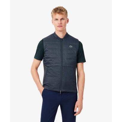ラコステ LACOSTE キルティング切り替え中綿ベスト （ダークグレー）｜詳細画像