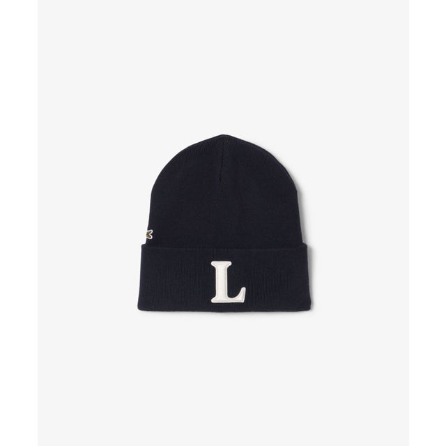 Lロゴニットキャップ （ダークネイビー）
