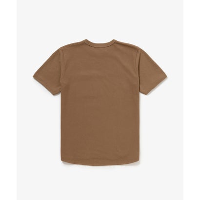 ラコステ LACOSTE 鹿の子地ポケット半袖Tシャツ （ライトブラウン）｜詳細画像