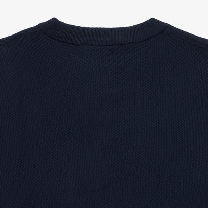ストレッチクルーネックニットセーター （イエロー）｜詳細画像