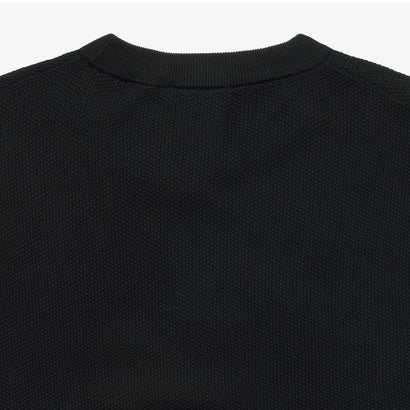 ストレッチクルーネックニットセーター （イエロー）｜詳細画像