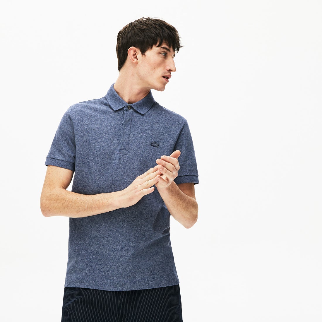 ラコステ LACOSTE レギュラーフィット ストレッチ パリポロシャツ 