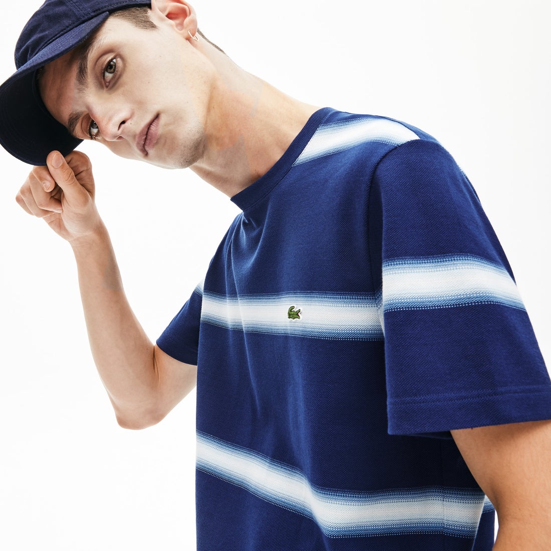 ラコステ LACOSTE レギュラーフィット Made In Franceエッジボーダー 