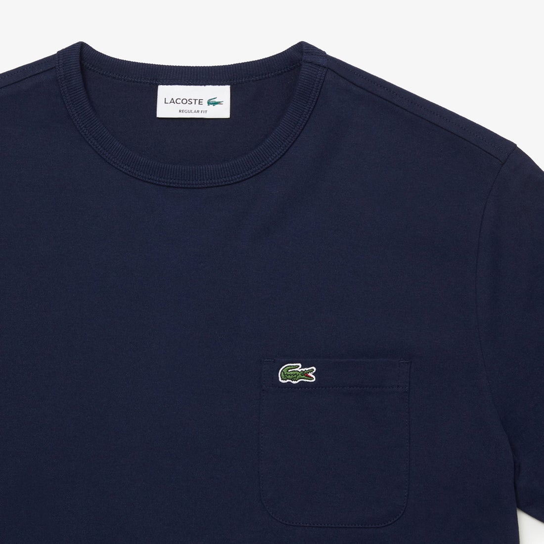ラコステ LACOSTE レギュラーフィット クロコエンブレムクルーネック