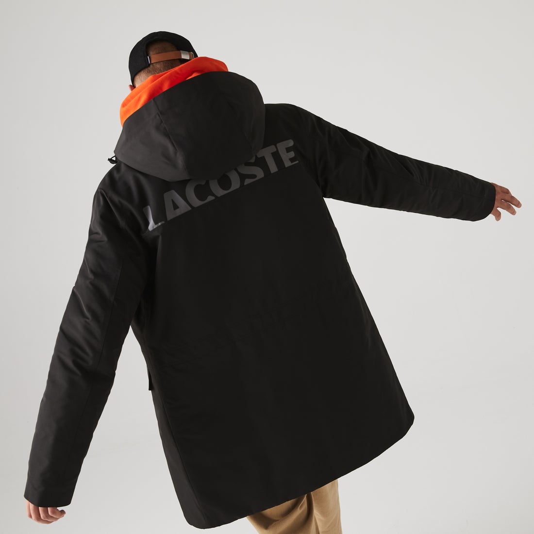 ラコステ LACOSTE LACOSTE SPORT インサレーションフードコート 