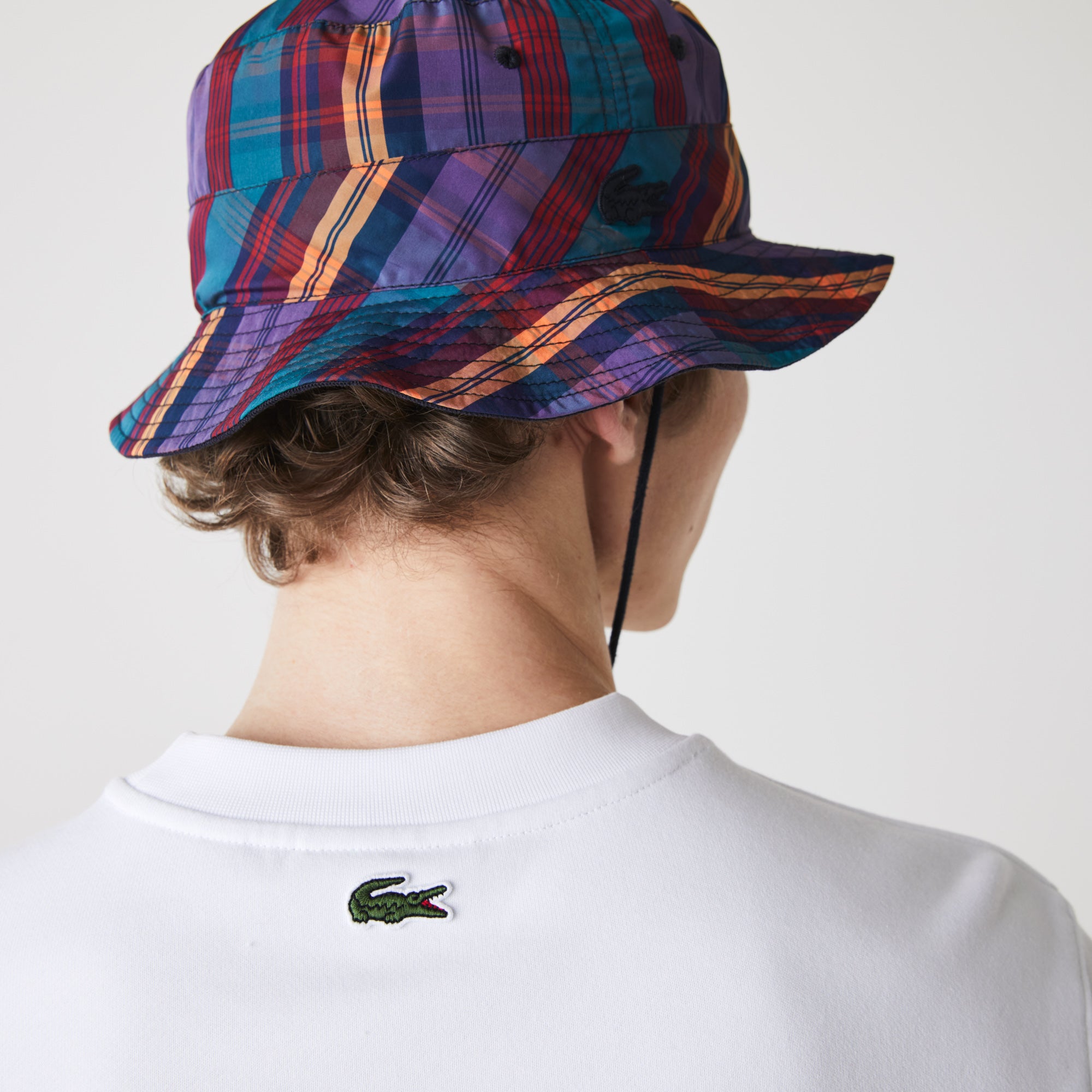 ラコステ LACOSTE ビッグロゴ刺しゅうクルーネックスウェット （グレー 