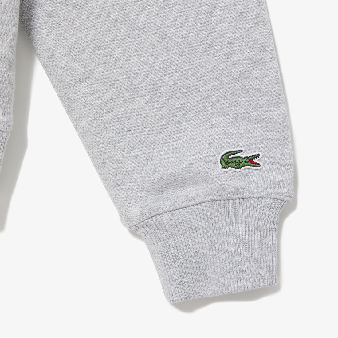 ラコステ LACOSTE ロゴプリントフードスウェットシャツ （ホワイト 