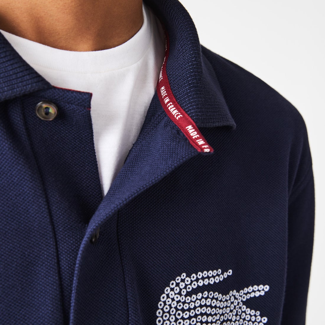 ラコステ LACOSTE メイドインフランスオーガニックコットンポロシャツ 