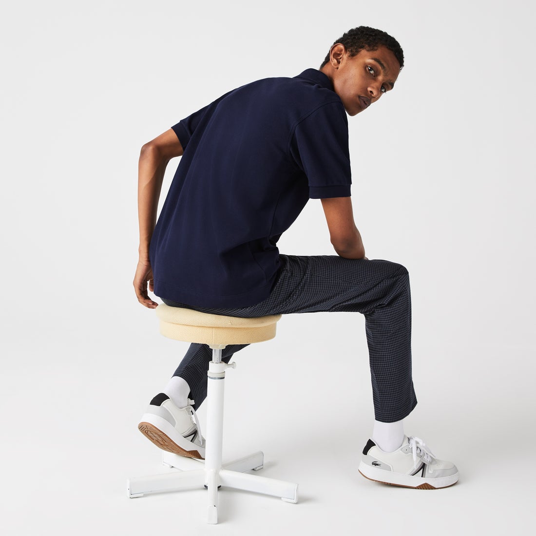 ラコステ LACOSTE メイドインフランスオーガニックコットンポロシャツ 